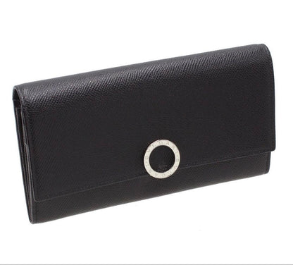 Bvlgari Shindo BB Logo Clip Leather Bifold Wallet — view 3