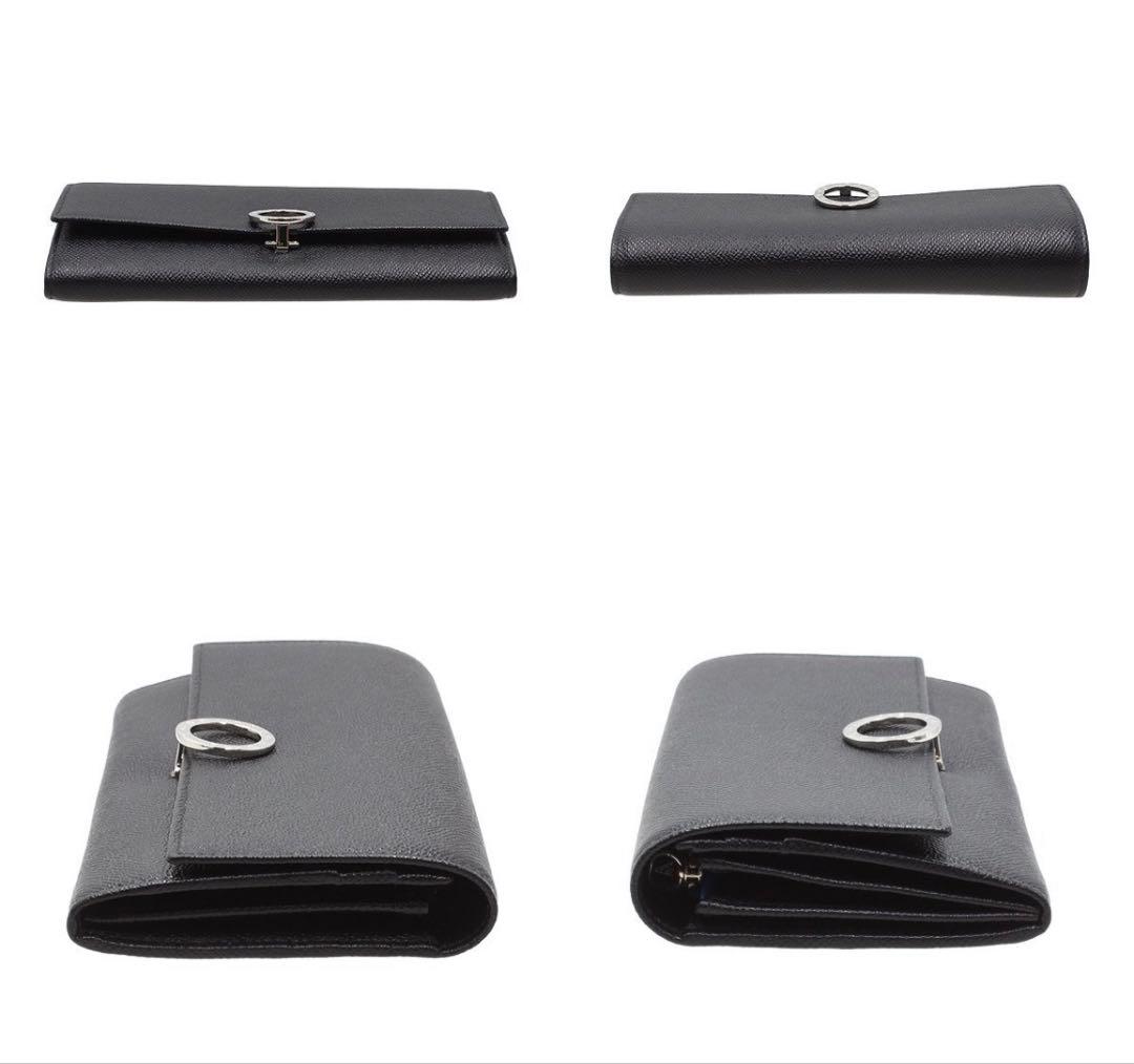 Bvlgari Shindo BB Logo Clip Leather Bifold Wallet — view 6