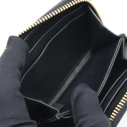 Prada Zip Coin Purse Metal Logo Vitello Move Black — view 4
