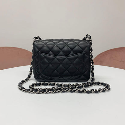 Chanel Mini Quilted Mini Flap CC Logo Shoulder Bag — view 3