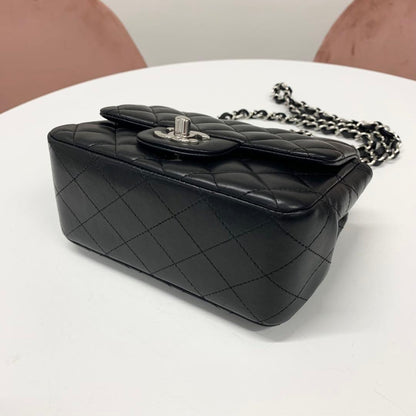 Chanel Mini Quilted Mini Flap CC Logo Shoulder Bag — view 4