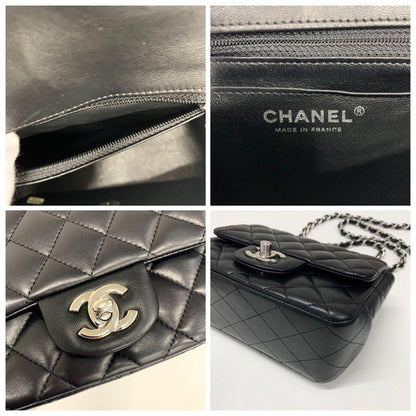 Chanel Mini Quilted Mini Flap CC Logo Shoulder Bag — view 9