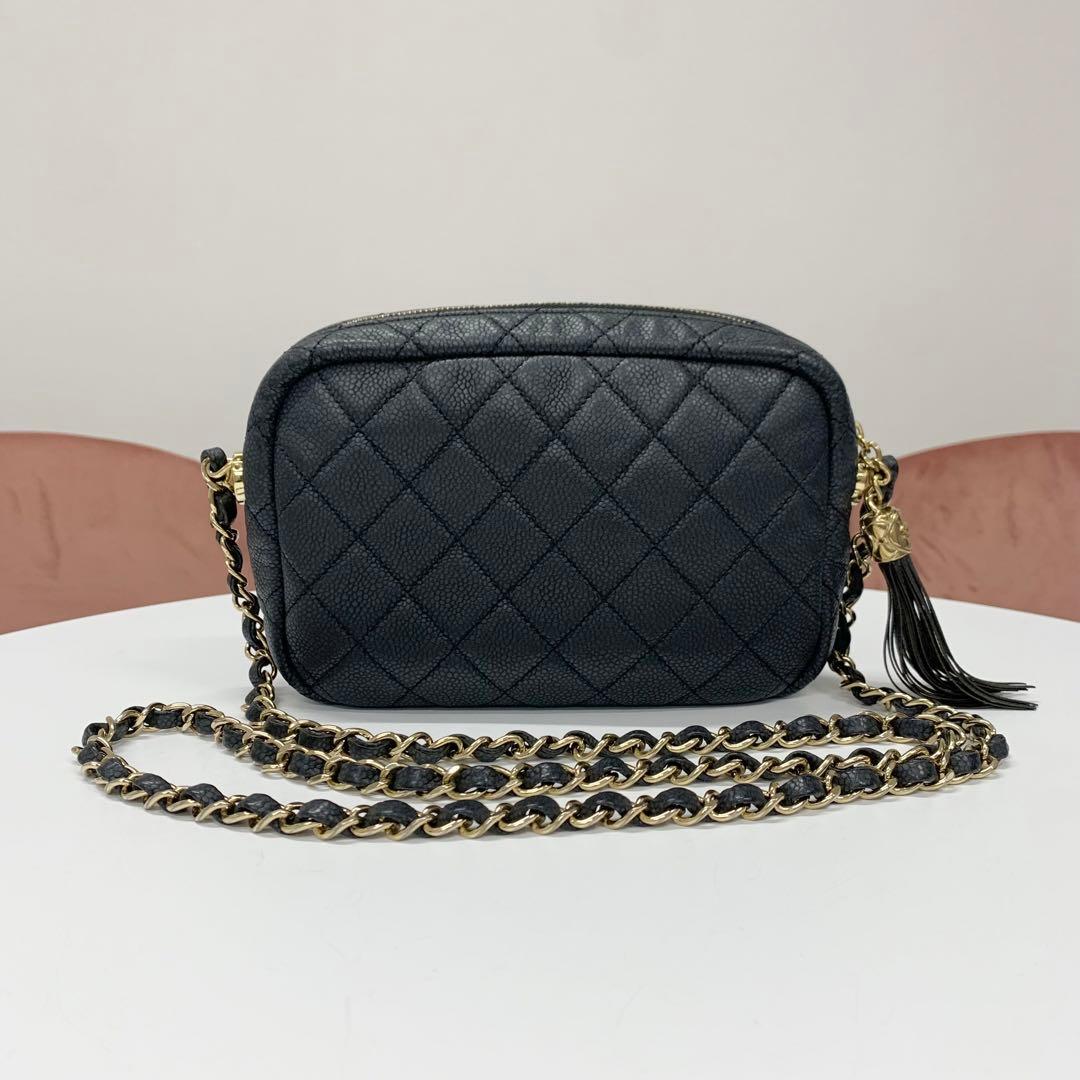Chanel CC Logo Camera Bag Tassel Chain — view 3
