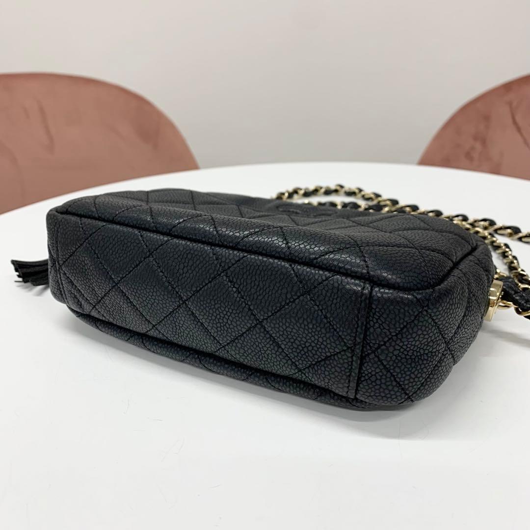 Chanel CC Logo Camera Bag Tassel Chain — view 4