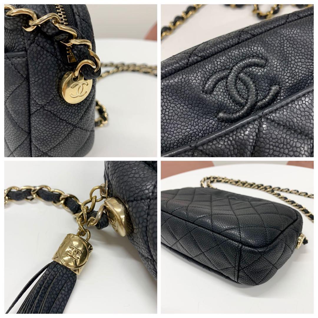 Chanel CC Logo Camera Bag Tassel Chain — view 9
