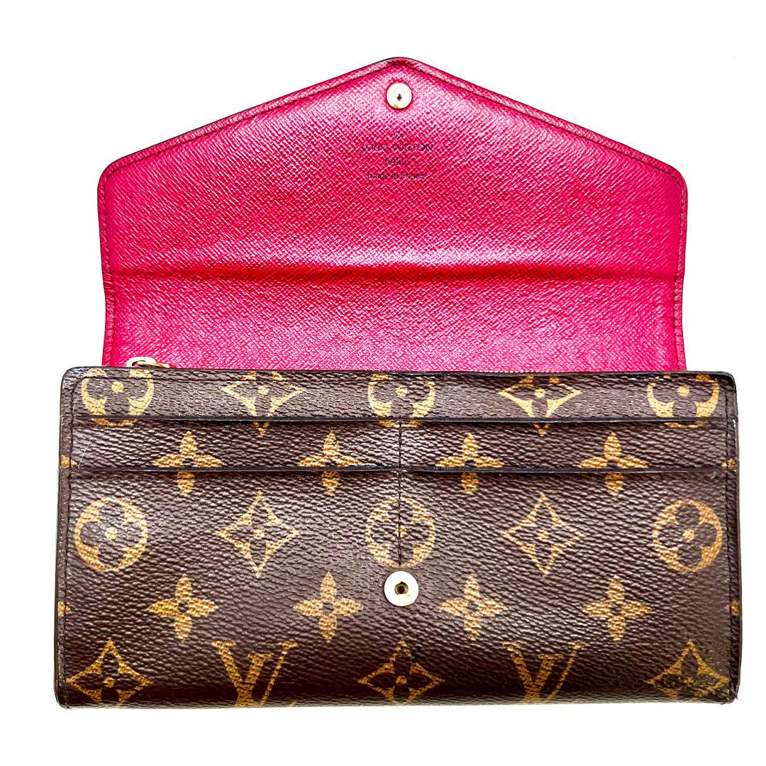 Louis Vuitton Monogram Portefeuille Sarah Fuchsia Pink Wallet — view 2