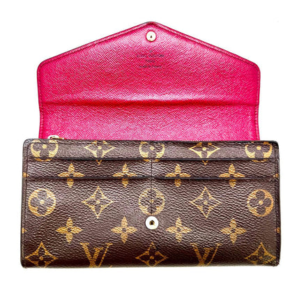 Louis Vuitton Monogram Portefeuille Sarah Fuchsia Pink Wallet — view 2