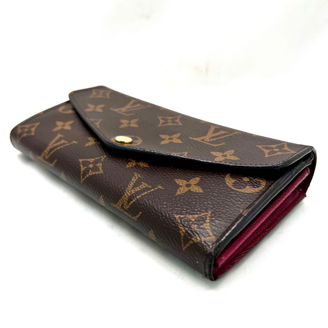 Louis Vuitton Monogram Portefeuille Sarah Fuchsia Pink Wallet — view 8