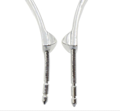 Hermes Cles All Mini Cle Medalle Hoop Earrings — view 5