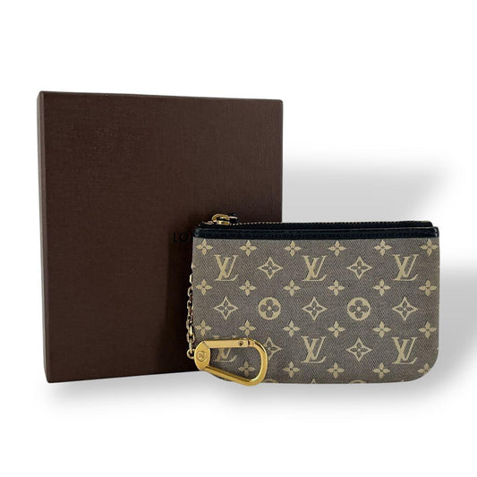 Louis Vuitton Idylle Coin Case Mini Pochette Cles Monogram Gray