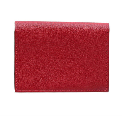 Hermes Sakura Leather Card Case Business Holder — view 2