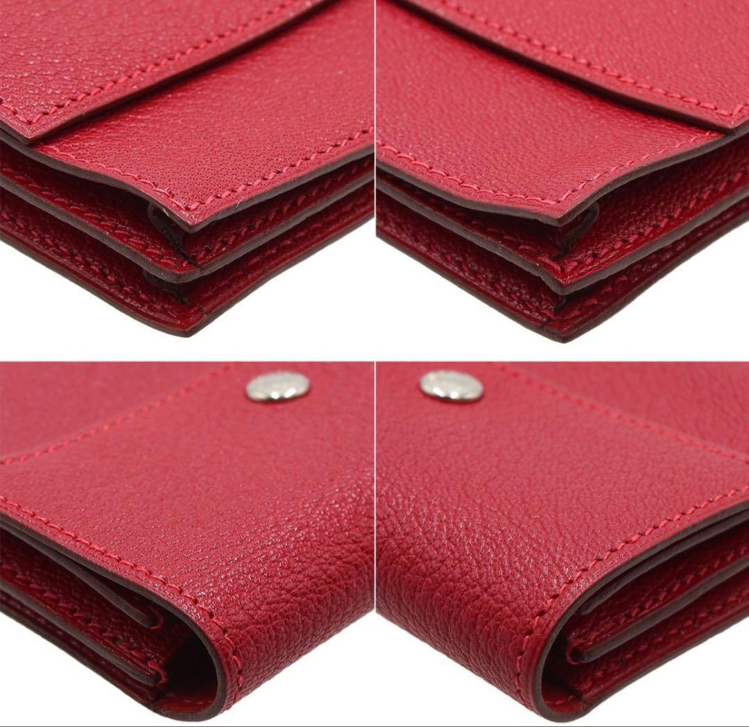 Hermes Sakura Leather Card Case Business Holder — view 3