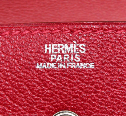 Hermes Sakura Leather Card Case Business Holder — view 8