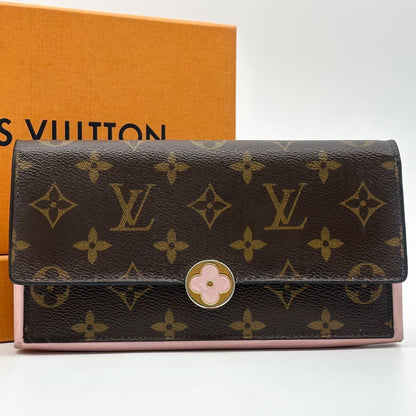 Louis Vuitton Portefeuille Flor Monogram Wallet Sarah Pink — view 2