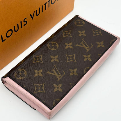 Louis Vuitton Portefeuille Flor Monogram Wallet Sarah Pink — view 5