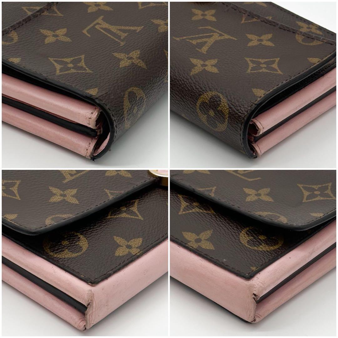 Louis Vuitton Portefeuille Flor Monogram Wallet Sarah Pink — view 7