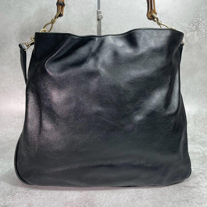 Gucci Shoulder Bag 2-Way Bamboo Leather Black — view 2