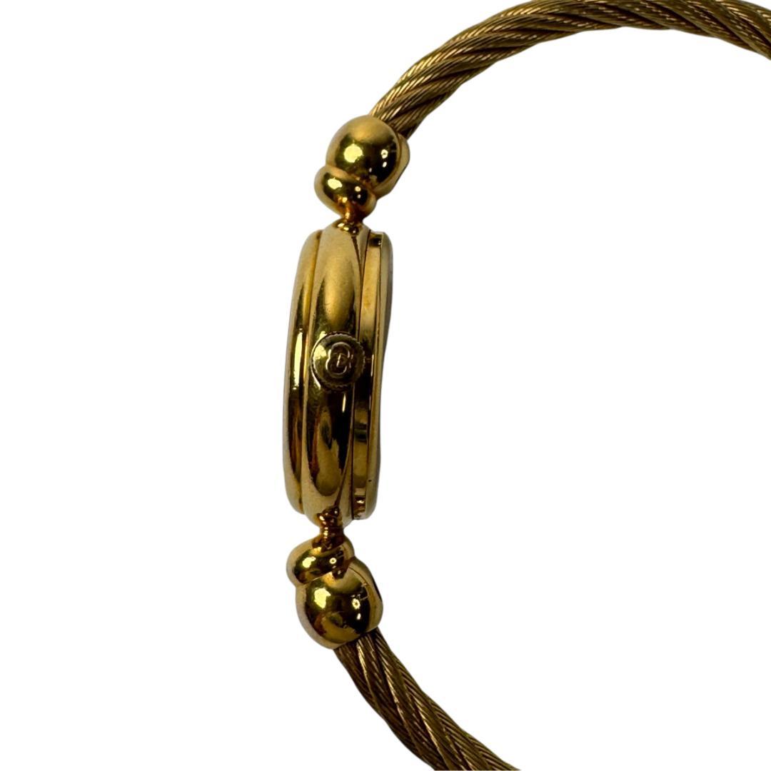 Gucci Bangle Watch Quartz Gold Black Dial — view 6