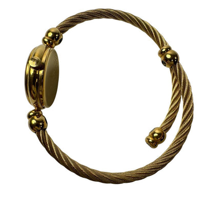 Gucci Bangle Watch Quartz Gold Black Dial — view 7