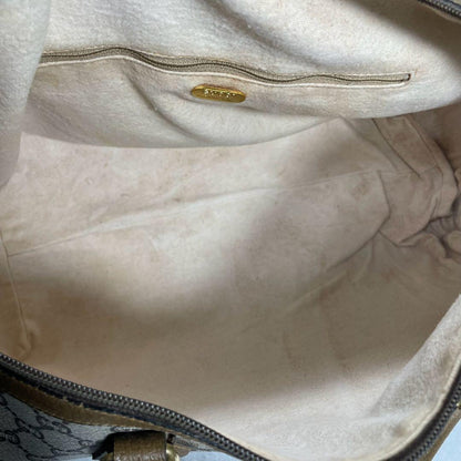Gucci GG Boston Bag Hand Brown Leather Logo — view 5