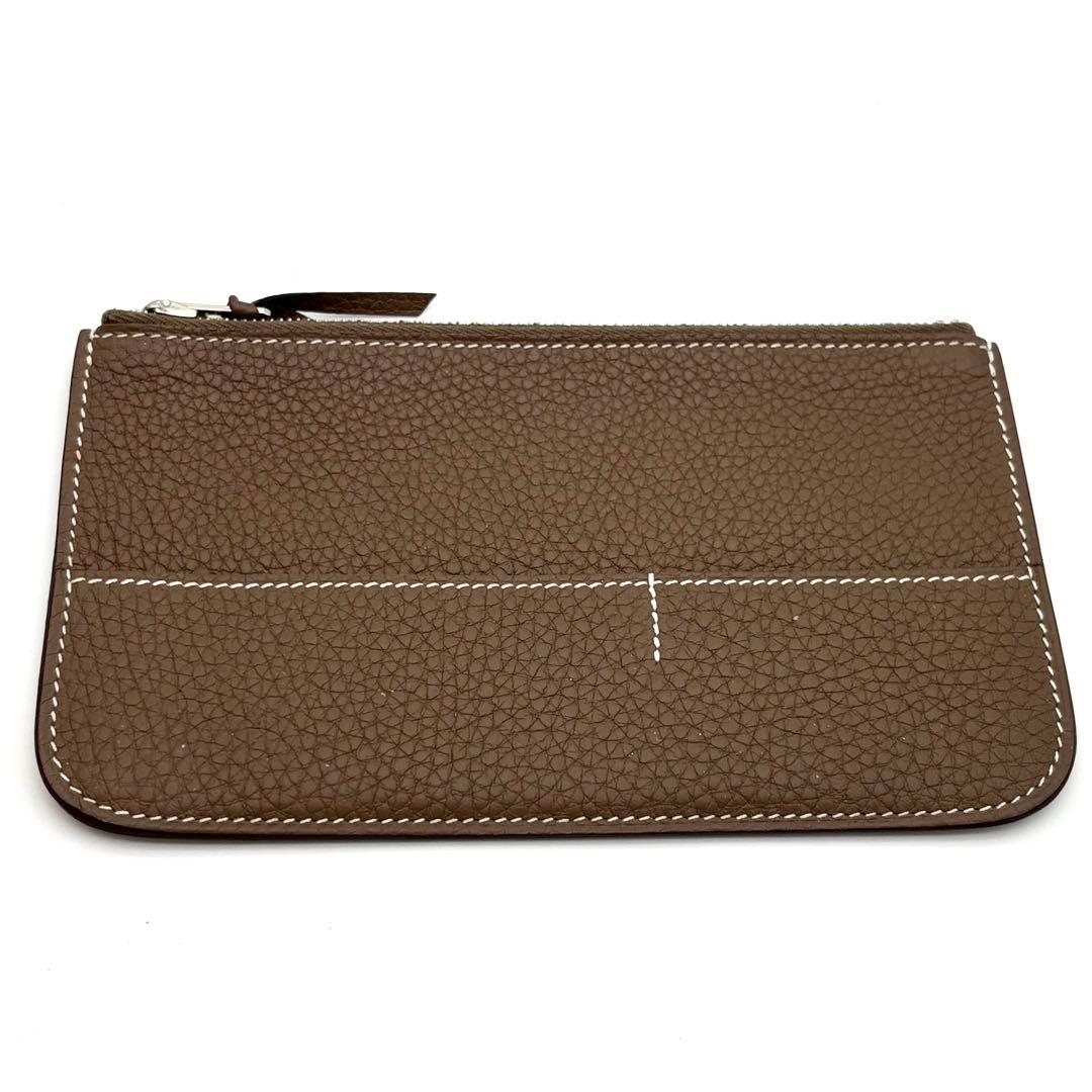 Hermes Wallet Dogon GM Etoupe Taurillon Clemence Leather — view 5