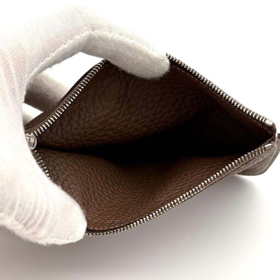 Hermes Wallet Dogon GM Etoupe Taurillon Clemence Leather — view 6
