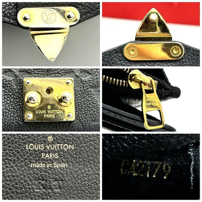 Louis Vuitton Portefeuille Sarah Metis Empreinte Black Wallet — view 8
