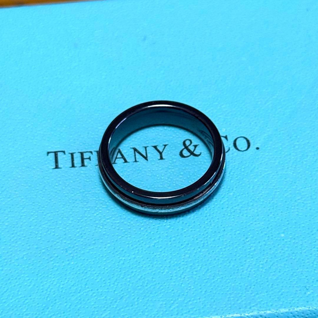 Tiffany & Co Ring T Wire Titanium 925 Sterling Silver — view 3