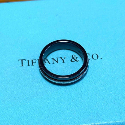 Tiffany & Co Ring T Wire Titanium 925 Sterling Silver — view 3