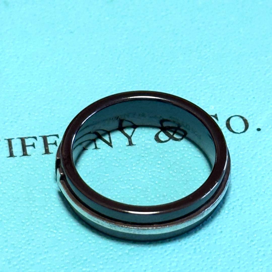 Tiffany & Co Ring T Wire Titanium 925 Sterling Silver — view 4