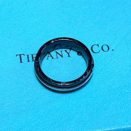 Tiffany & Co Ring T Wire Titanium 925 Sterling Silver — view 5