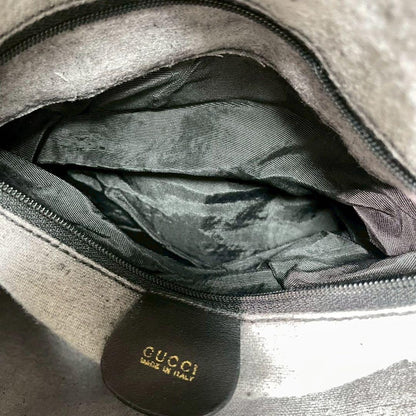 Gucci Shoulder Bag 2-Way Bamboo Black Leather — view 6