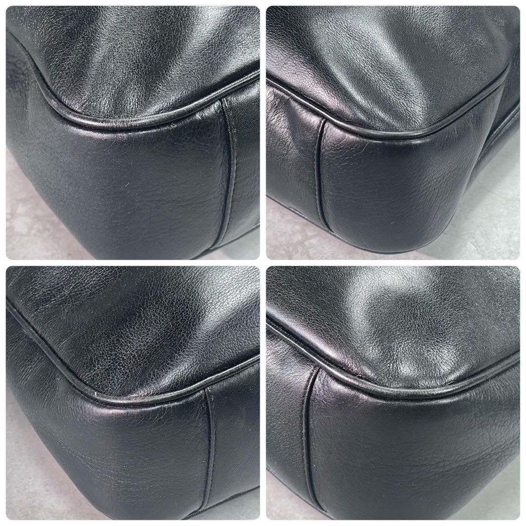 Gucci Shoulder Bag 2-Way Bamboo Black Leather — view 9