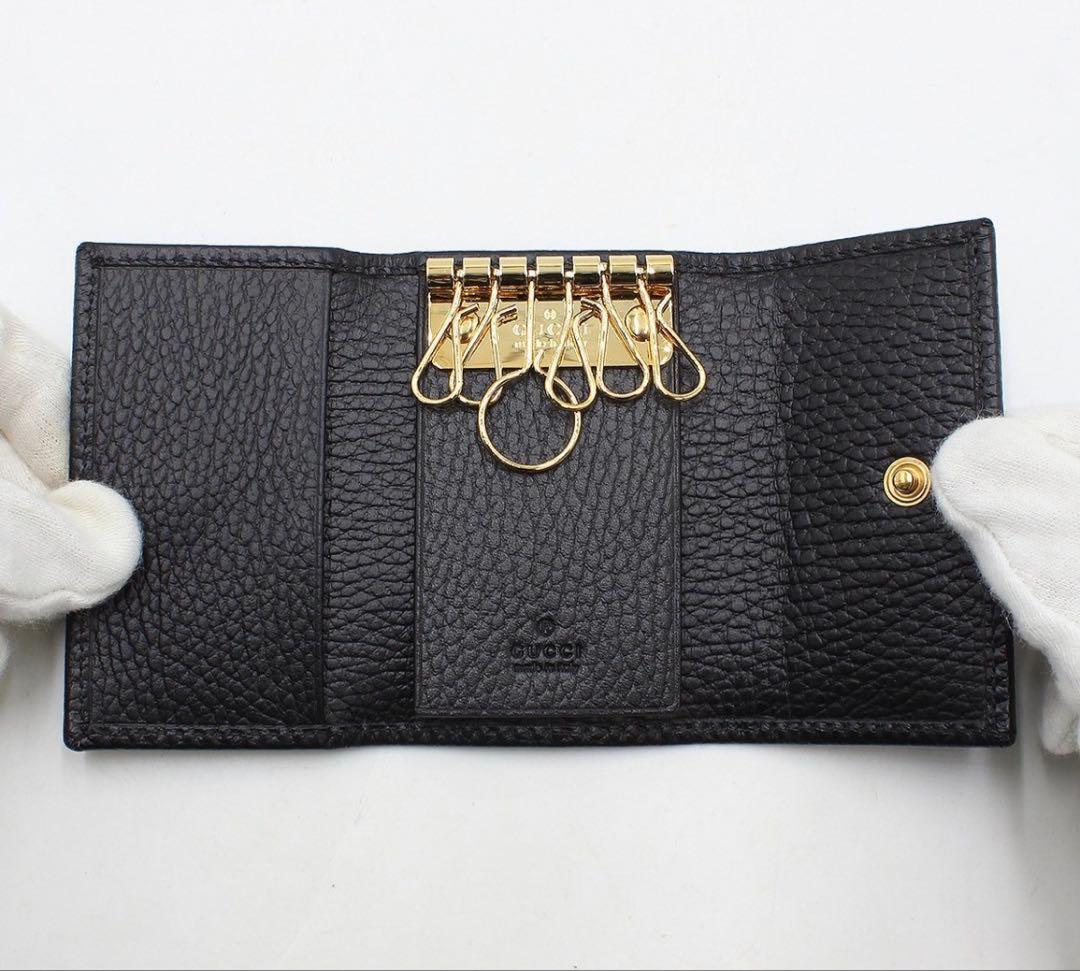 Gucci GG Marmont Leather 6 Key Case Key Holder — view 4