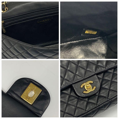 Chanel Chanel Cocomark Quilted Lambskin Double Chain Shoulder Bag