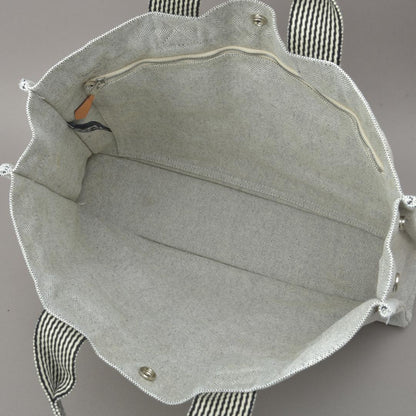 Hermes New Fourre Tout MM Tote Bag Canvas Gray Black — view 6
