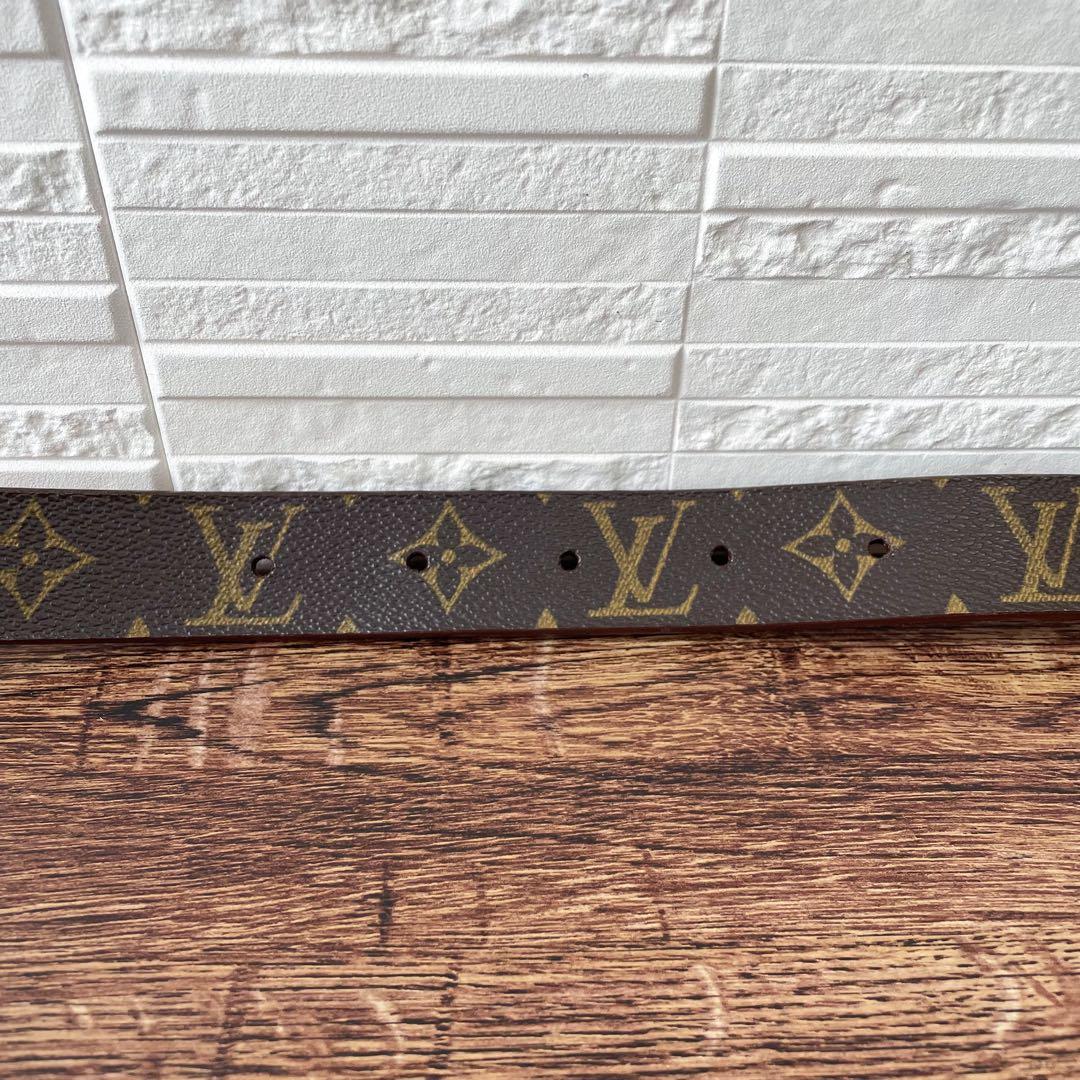 Louis Vuitton Leather Monogram Ceinture Belt Gold — view 6