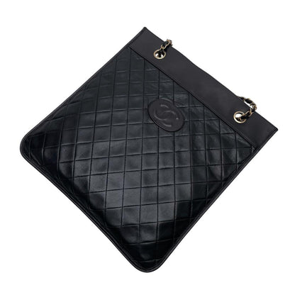 Chanel Quilted Lambskin Chain Shoulder Hand — view 4