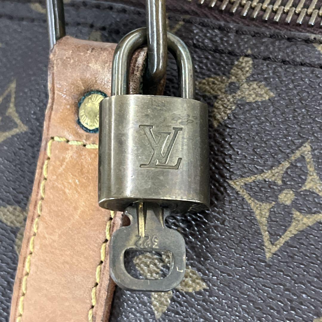 Louis Vuitton Keepall 60 Monogram Boston Bag Pvcleather Padlock