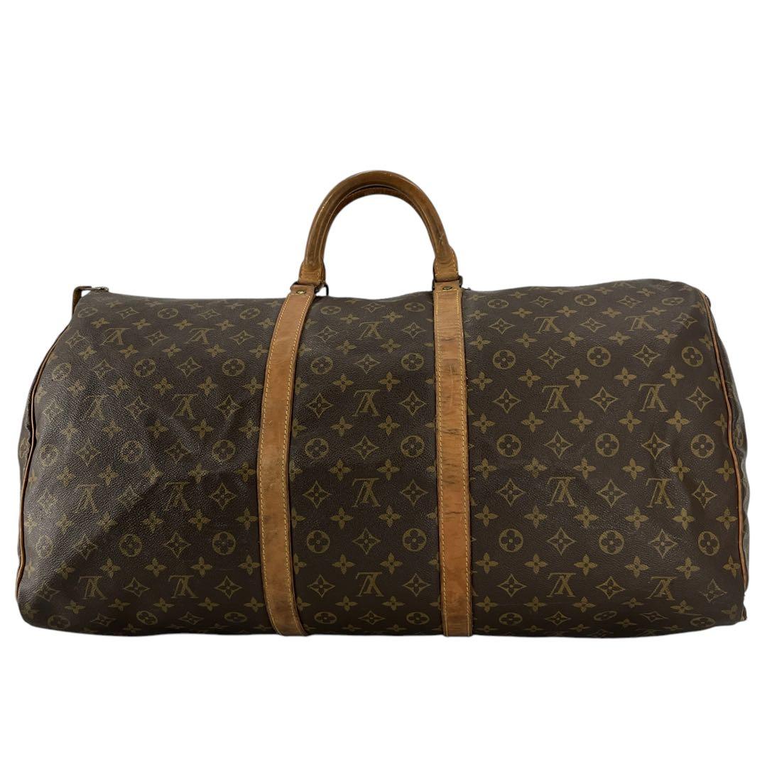 Louis Vuitton Keepall 60 Monogram Boston Bag Pvcleather Padlock