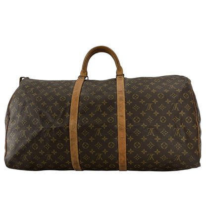 Louis Vuitton Keepall 60 Monogram Boston Bag Pvcleather Padlock
