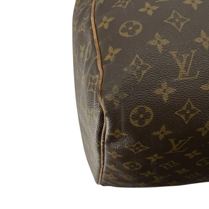 Louis Vuitton Keepall 60 Monogram Boston Bag Pvcleather Padlock