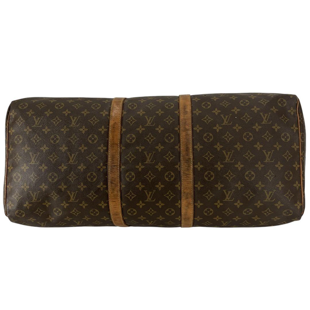 Louis Vuitton Keepall 60 Monogram Boston Bag Pvcleather Padlock