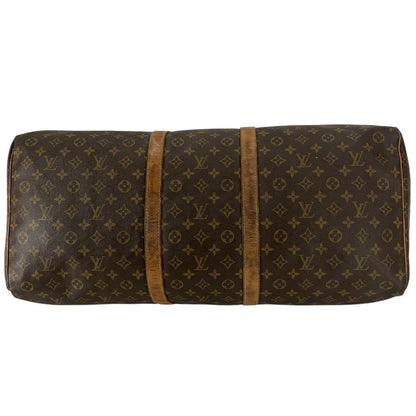 Louis Vuitton Keepall 60 Monogram Boston Bag Pvcleather Padlock