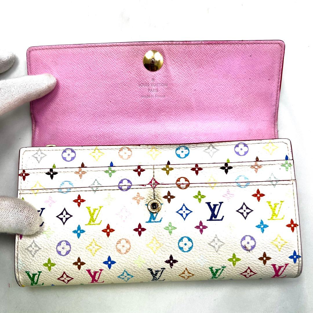 Louis Vuitton Multicolor Portefeuille Sarah Takashi Murakami Collaboration