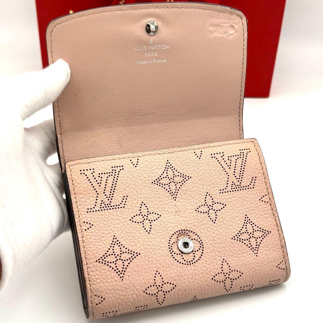 Louis Vuitton Fold Wallet Monogram Mahina Portefeuille Iris Compact — view 3