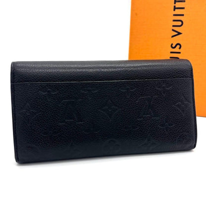 Louis Vuitton Monogram Empreinte Portefeuille Sarah Noir Black Wallet — view 2