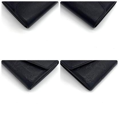 Louis Vuitton Monogram Empreinte Portefeuille Sarah Noir Black Wallet — view 6
