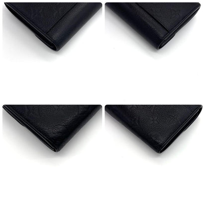 Louis Vuitton Monogram Empreinte Portefeuille Sarah Noir Black Wallet — view 9