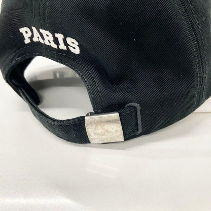 Celine Triomphe Logo Cotton Baseball Cap Distressed Hat